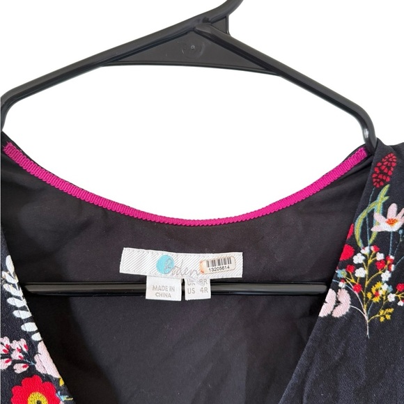 Boden Black Floral Ivy Dress - Picture 9 of 9